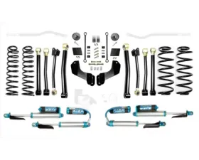 EVO Manufacturing 2.5 Inch Diesel Enforcer Overland Lift Stage 4 with EVO SPEC King 2.5 Inch Shocks with Adjusters Jeep Wrangler 2018-2021