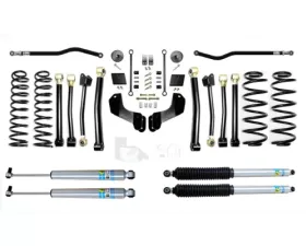 EVO Manufacturing 2.5 Inch Heavy Duty Enforcer Overland Lift Stage 4 Plus with Bilstein Shocks Jeep Wrangler 2018-2021