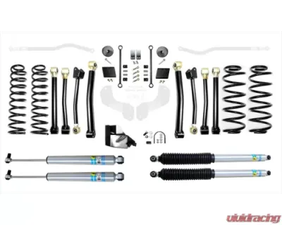 EVO Manufacturing 3.5 Inch Enforcer Lift Stage 4 w/ Bilstein Shocks Jeep Wrangler 2018-2021 - EVO-3013S4BIL
