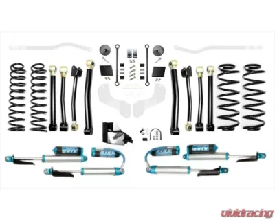 EVO Manufacturing 3.5 Inch Enforcer Lift Stage 4 w/ EVO SPEC King 2.5 Inch Shocks with Adjusters Jeep Wrangler 2018-2021 - EVO-3013S4KA