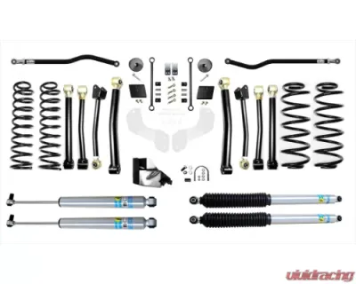 EVO Manufacturing 3.5 Inch Enforcer Lift Stage 4 Plus w/ Bilstein Shocks Jeep Wrangler 2018-2021 - EVO-3013S4PBIL