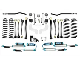 EVO Manufacturing 3.5 Inch Enforcer Lift Stage 4 Plus w/ EVO SPEC King 2.5 Inch Shocks with Adjusters Jeep Wrangler 2018-2021