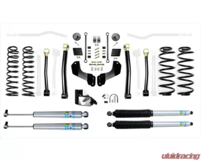 EVO Manufacturing 3.5 Inch Enforcer Overland Lift Stage 3 w/ Bilstein Shocks Jeep Wrangler 2018-2021 - EVO-3014S3BIL