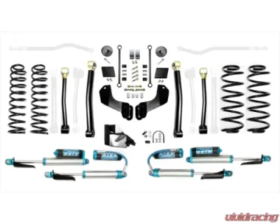 EVO Manufacturing 3.5 Inch Enforcer Overland Lift Stage 3 w/ EVO SPEC King 2.5 Inch Shocks with Adjusters Jeep Wrangler 2018-2021 - EVO-3014S3KA