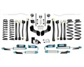 EVO Manufacturing 3.5 Inch Enforcer Overland Lift Stage 4 w/EVO SPEC King 2.5 Inch Shocks with Adjusters Jeep Wrangler 2018-2021