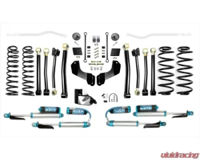 EVO Manufacturing 3.5 Inch Enforcer Overland Lift Stage 4 w/EVO SPEC King 2.5 Inch Shocks with Adjusters Jeep Wrangler 2018-2021 - EVO-3014S4KA