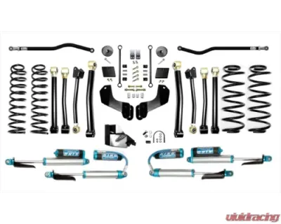 EVO Manufacturing 3.5 Inch Enforcer Overland Lift Stage 4 Plus w/EVO SPEC King 2.5 Inch Shocks with Adjusters Jeep Wrangler 2018-2021 - EVO-3014S4PKA