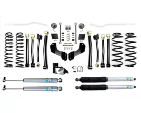 EVO Manufacturing 2.5 Inch Heavy Duty High Clearance Long Arm w/ Bilstein Shocks Jeep Wrangler 2018-2021