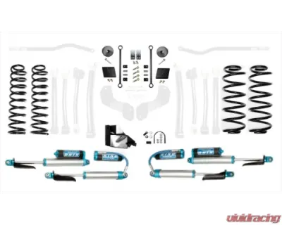EVO Manufacturing 2.5 Inch Heavy Duty High Clearance Long Arm w/EVO SPEC King 2.5 Inch Shocks Jeep Wrangler 2018-2021 - EVO-3015HDK