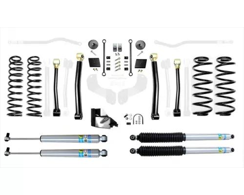 EVO Manufacturing 4.5 Inch Heavy Duty Enforcer Lift Stage 3 w/ Bilstein Shocks Jeep Wrangler 2018-2021 - EVO-3054S3HDBIL
