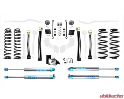 EVO Manufacturing 4.5 Inch Heavy Duty Enforcer Lift Stage 3 with EVO SPEC KING 2.0 Inch Shocks Jeep Wrangler 2018-2021 - EVO-3054S3HDK2