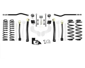 EVO Manufacturing 4.5 Inch Heavy Duty Enforcer Lift Stage 3 Plus Jeep Wrangler 2018-2021