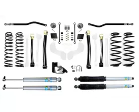 EVO Manufacturing 4.5 Inch Heavy Duty Enforcer Lift Stage 3 Plus w/ Bilstein Shocks Jeep Wrangler 2018-2021