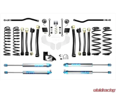 EVO Manufacturing 4.5 Inch Heavy Duty Enforcer Lift Stage 4 Plus with EVO SPEC King 2.0 Inch Shocks Jeep Wrangler 2018-2021 - EVO-3054S4HDPK2