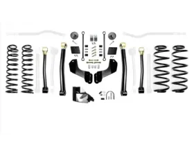 EVO Manufacturing 4.5 Inch Heavy Duty Enforcer Overland Lift Stage 3 Jeep Wrangler 2018-2021