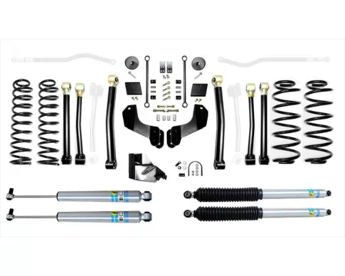 EVO Manufacturing 4.5 Inch Enforcer Overland Lift Stage 4 with Bilstein Shocks Jeep Wrangler 2018-2021 - EVO-3055S4BIL