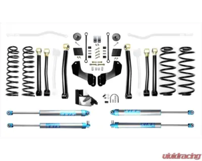 EVO Manufacturing 4.5 Inch Heavy Duty High Clearance Long Arm Suspension System with EVO SPEC King 2.0 Inch Shocks Jeep Wrangler 2018-2021 - EVO-3056HDK2