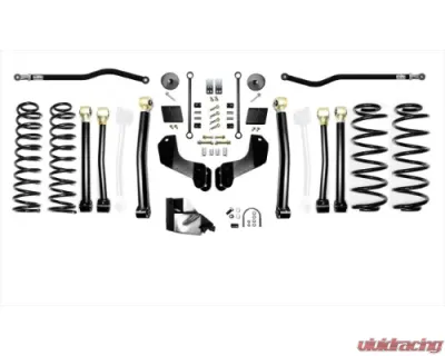 EVO Manufacturing 4.5 Inch Heavy Duty High Clearance Plus Long Arm Suspension System Jeep Wrangler 2018-2021 - EVO-3056HDP