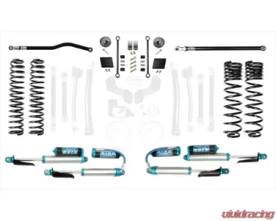 EVO Manufacturing 2.5 Inch Heavy Duty Enforcer Lift Stage 1 Plus w/ EVO SPEC King 2.5 Inch Shocks with Adjusters Jeep Gladiator 2020-2021 - EVO-3060S1HDPKA
