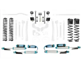 EVO Manufacturing 2.5 Inch Enforcer Lift Stage 1 w/ EVO SPEC 2.5 Inch King Shocks with Adjusters Jeep Gladiator 2020-2021