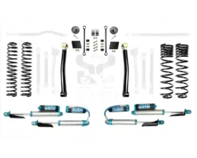 EVO Manufacturing 2.5 Inch Enforcer Lift Stage 2 w/ EVO SPEC 2.5 Inch King Shocks with Adjusters Jeep Gladiator 2020-2021