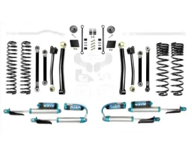 EVO Manufacturing 2.5 Inch Enforcer Lift Stage 4 w/ EVO SPEC 2.5 Inch King Shocks with Adjusters Jeep Gladiator 2020-2021