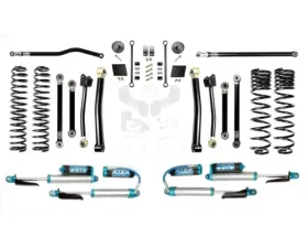 EVO Manufacturing 2.5 Inch Enforcer Lift Stage 4 Plus w/ EVO SPEC 2.5 Inch King Shocks with Adjusters Jeep Gladiator 2020-2021