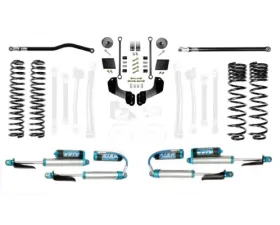 EVO Manufacturing 2.5 Inch Enforcer Overland Lift Stage 1 Plus w/ EVO SPEC 2.5 Inch King Shocks with Adjusters Jeep Gladiator 2020-2021
