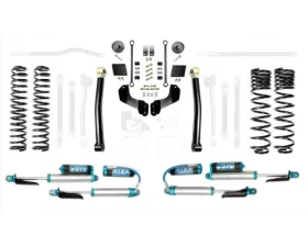 EVO Manufacturing 2.5 Inch Enforcer Overland Lift Stage 2 w/ EVO SPEC 2.5 Inch King Shocks with Adjusters Jeep Gladiator 2020-2021