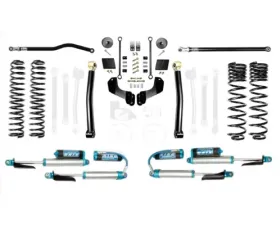 EVO Manufacturing 2.5 Inch Enforcer Overland Lift Stage 2 Plus w/ EVO SPEC 2.5 Inch King Shocks with Adjusters Jeep Gladiator 2020-2021