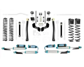 EVO Manufacturing 2.5 Inch Heavy Duty Enforcer Overland Lift Stage 3 w/ EVO SPEC 2.5 Inch King Shocks with Adjusters Jeep Gladiator 2020-2021