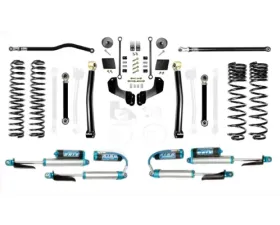 EVO Manufacturing 2.5 Inch Enforcer Overland Lift Stage 3 Plus w/ EVO SPEC 2.5 Inch King Shocks with Adjusters Jeep Gladiator 2020-2021