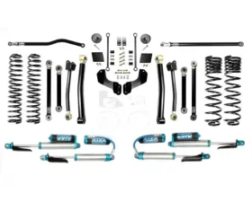 EVO Manufacturing 2.5 Inch Enforcer Overland Lift Stage 4 Plus w/ EVO SPEC 2.5 Inch King Shocks with Adjusters Jeep Gladiator 2020-2021