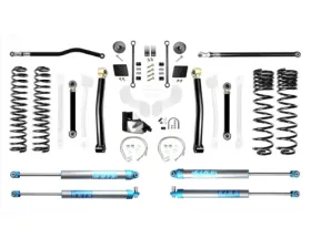 EVO Manufacturing 4.5 Inch Enforcer Lift Stage 3 Plus w/ EVO SPEC 2.5 Inch King Shocks with Adjusters Jeep Gladiator 2020-2021
