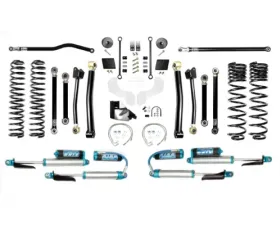 EVO Manufacturing 4.5 Inch Enforcer Lift Stage 4 Plus w/ EVO SPEC 2.5 Inch King Shocks with Adjusters Jeep Gladiator 2020-2021