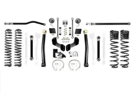 EVO Manufacturing 6.5 Inch Enforcer Overland Lift Stage 3 Plus w/ EVO SPEC 2.5 Inch King Shocks with Adjusters Jeep Gladiator 2020-2021