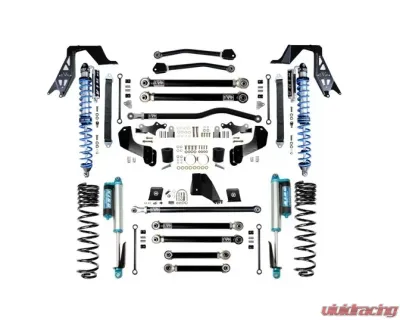 EVO Manufacturing Black Enforcer Pro NV2514 Stage 3 with Compression Adjusters Jeep Wrangler JL 2018-2021 - EVO-241BDA-3P