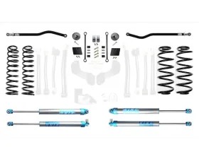 EVO Manufacturing 2.5 Inch Enforcer 4XE Lift Stage 1 with Bilstein Shocks Jeep Wrangler JL 2018-2021