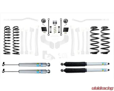 EVO Manufacturing 2.5 Inch Enforcer 4XE Lift Stage 1 with EVO SPEC King 2.5 Shocks Jeep Wrangler JL 2018-2021 - EVO-3011S1EK