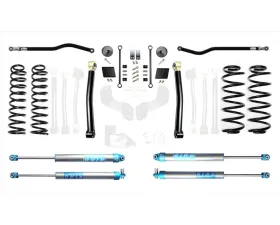 EVO Manufacturing 2.5 Inch Enforcer 4XE Lift Stage 2 with Bilstein Shocks Jeep Wrangler JL 2018-2021