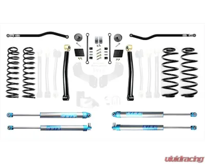 EVO Manufacturing 2.5 Inch Enforcer 4XE Lift Stage 2 with Bilstein Shocks Jeep Wrangler JL 2018-2021 - EVO-3011S2EBIL