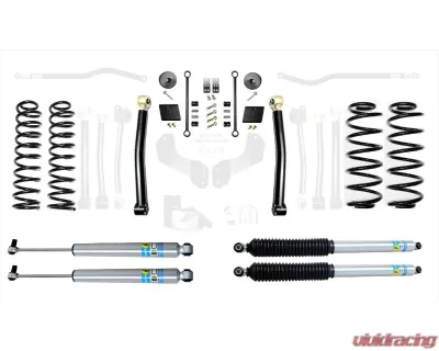 EVO Manufacturing 2.5 Inch Enforcer 4XE Lift Stage 2 with EVO SPEC King 2.5 Shocks Jeep Wrangler JL 2018-2021 - EVO-3011S2EK