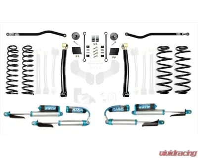EVO Manufacturing 2.5 Inch Enforcer 4XE Lift Stage 2 with EVO SPEC King 2.0 Shocks Jeep Wrangler JL 2018-2021 - EVO-3011S2EK2