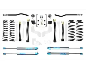 EVO Manufacturing 2.5 Inch Enforcer 4XE Lift Stage 3 with Bilstein Shocks Jeep Wrangler JL 2018-2021