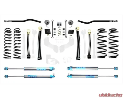 EVO Manufacturing 2.5 Inch Enforcer 4XE Lift Stage 3 with Bilstein Shocks Jeep Wrangler JL 2018-2021 - EVO-3011S3EBIL