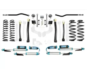 EVO Manufacturing 2.5 Inch Enforcer 4XE Lift Stage 3 with EVO SPEC King 2.0 Shocks Jeep Wrangler JL 2018-2021