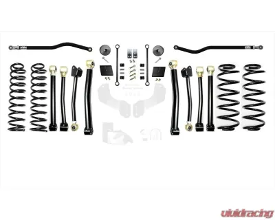 EVO Manufacturing 2.5 Inch Enforcer 4XE Lift Stage 4 with EVO SPEC King 2.5 Shocks and Adjusters Jeep Wrangler JL 2018-2021 - EVO-3011S4EKA