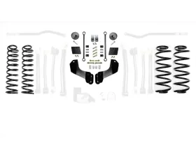 EVO Manufacturing 2.5 Inch Enforcer 4XE Lift Stage 4 Plus with EVO SPEC King 2.0 Shocks Jeep Wrangler JL 2018-2021
