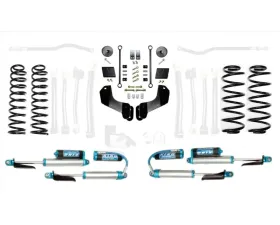 EVO Manufacturing 2.5 Inch Enforcer 4XE Lift Stage 4 Plus with EVO SPEC King 2.5 Shocks and Adjusters Jeep Wrangler JL 2018-2021