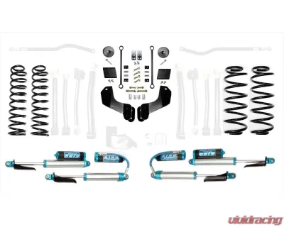 EVO Manufacturing 2.5 Inch Enforcer 4XE Lift Stage 4 Plus with EVO SPEC King 2.5 Shocks and Adjusters Jeep Wrangler JL 2018-2021 - EVO-3011S4EPKA